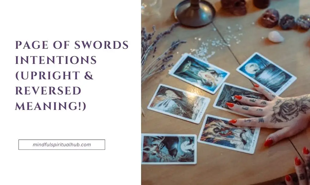Page of Swords Intentions