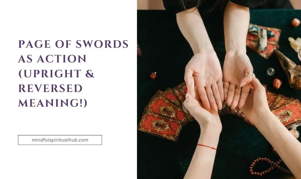 Page of Swords as Action